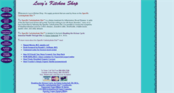 Desktop Screenshot of lucyskitchenshop.com